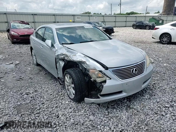 2008 Lexus LS 460 with VIN JTHBL46F785065640, listed as a Copart auction lot 57426945 with 175,280 mi miles and Salvage title. Bid and sale history available at DreamBid. Image 13.