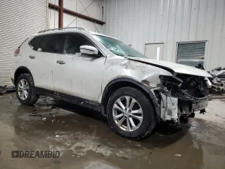 2016 Nissan Rogue SV with VIN KNMAT2MT7GP600639, listed as a Copart auction lot 41833705 with 63,773 mi miles and Salvage Title. Bid and sale history available at carsss.com. Image 4.