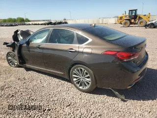 2015 Hyundai Genesis 3.8L with VIN KMHGN4JE9FU048868, listed as a Copart auction lot 71912294 with 125,107 mi miles and Clean Title. Bid and sale history available at carsss.com. Image 2.