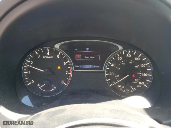 2017 Nissan Altima 2.5 SV with VIN 1N4AL3APXHC204331, listed as a Copart auction lot 50125335 with 98,697 mi miles and Salvage Title. Bid and sale history available at carsss.com. Image 9.