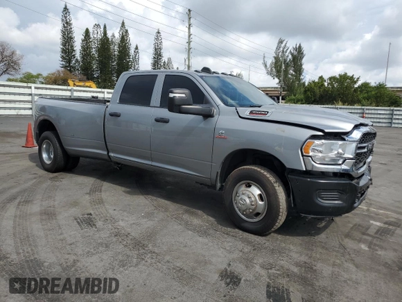 2024 Ram 3500 Tradesman with VIN 3C63RRGL5RG155781, listed as a Copart auction lot 52491465 with 80,307 mi miles and Salvage Title. Bid and sale history available at carsss.com. Image 4.