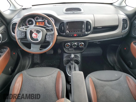 2014 FIAT 500L Trekking with VIN ZFBCFADH5EZ009882, listed as a Copart auction lot 41487155 with 55,122 mi miles and Salvage Title. Bid and sale history available at DreamBid. Image 8.