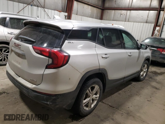 2018 GMC Terrain SLE with VIN 3GKALTEV2JL202395, listed as a Copart auction lot 44828155 with 0 mi miles and Salvage Title. Bid and sale history available at carsss.com. Image 3.