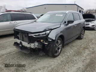 2024 Infiniti QX60 Luxe с VIN 5N1DL1FS6RC348898, выставлен на аукционе Copart как лот 42557015 с пробегом 9 910 миль миль и Списание • Salvage title. История ставок и продаж доступна на DreamBid. Изображение 1.
