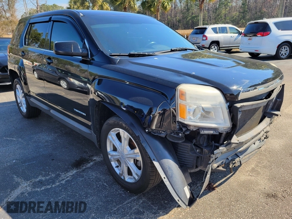 2017 GMC Terrain SLE with VIN 2GKFLSEK3H6278471, listed as a IAAI auction lot 41688257 with 142,564 mi miles. Bid and sale history available at carsss.com. Image 1.