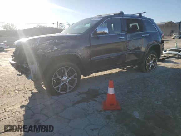2019 Jeep Grand Cherokee Overland with VIN 1C4RJFCG3KC577784, listed as a Copart auction lot 49412955 with 79,450 mi miles and Salvage Title. Bid and sale history available at carsss.com. Image 1.