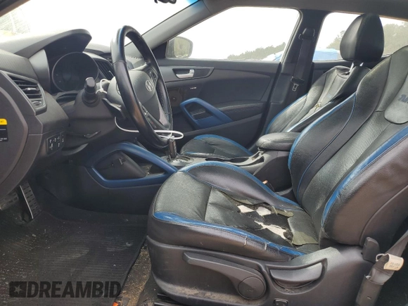 2014 Hyundai Veloster Turbo with VIN KMHTC6AE9EU207810, listed as a Copart auction lot 47288955 with 148,059 mi miles and Clean Title. Bid and sale history available at carsss.com. Image 7.