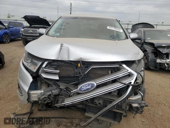 2015 Ford Edge Titanium z VIN 2FMTK4K9XFBB56155, wystawiony jako Copart lot #56735555 z przebiegiem 86 167 mil mil oraz Szkoda całkowita • Salvage title. Historia ofert i sprzedaży dostępna na DreamBid. Obrazek 5.