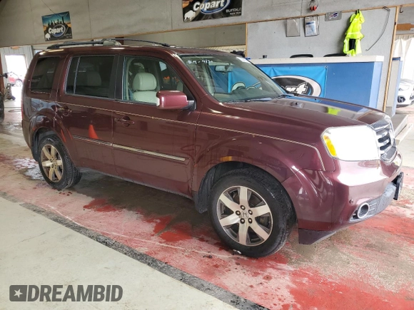 2013 Honda Pilot Touring with VIN 5FNYF4H97DB083879, listed as a Copart auction lot 55086935 with 189,389 mi miles and Clean Title. Bid and sale history available at carsss.com. Image 4.