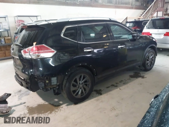 2016 Nissan Rogue SL with VIN 5N1AT2MT5GC871234, listed as a IAAI auction lot 41756018 with 102,295 mi miles. Bid and sale history available at carsss.com. Image 4.