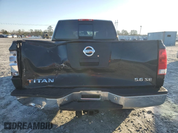 2005 Nissan Titan XE with VIN 1N6BA06A95N571063, listed as a Copart auction lot 49391275 with 167,790 mi miles and Salvage Title. Bid and sale history available at carsss.com. Image 6.