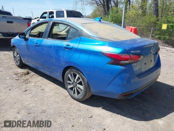 2021 Nissan Versa SV with VIN 3N1CN8EV8ML813616, listed as a IAAI auction lot 42043883 with 79,084 mi miles and . Bid and sale history available at DreamBid. Image 3.