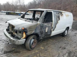 2014 Ford Econoline Cargo Commercial with VIN 1FTNE2EW5EDA49355, listed as a Copart auction lot 47172395 with Not Provided miles and Non Repairable. Bid and sale history available at carsss.com. Image 1.