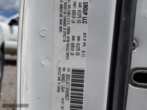 2011 Dodge Charger RT with VIN 2B3CL5CT1BH609637, listed as a Copart auction lot 60384204 with 181,126 mi miles and Salvage Title. Bid and sale history available at carsss.com. Image 12.