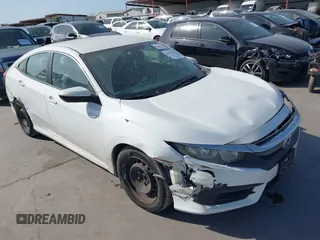 2016 Honda Civic Sedan LX with VIN 19XFC2F50GE059955, listed as a IAAI auction lot 41818158 with 123,282 mi miles. Bid and sale history available at carsss.com. Image 1.