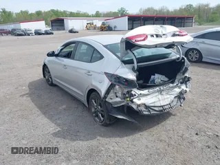 2018 Hyundai Elantra SEL with VIN 5NPD84LF0JH221829, listed as a IAAI auction lot 42105894 with 74,854 mi miles and . Bid and sale history available at DreamBid. Image 3.