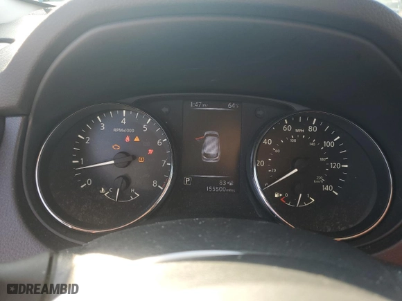 2017 Nissan Rogue Sport SV with VIN JN1BJ1CP3HW014006, listed as a Copart auction lot 80305944 with 155,500 mi miles and Salvage Title. Bid and sale history available at carsss.com. Image 9.