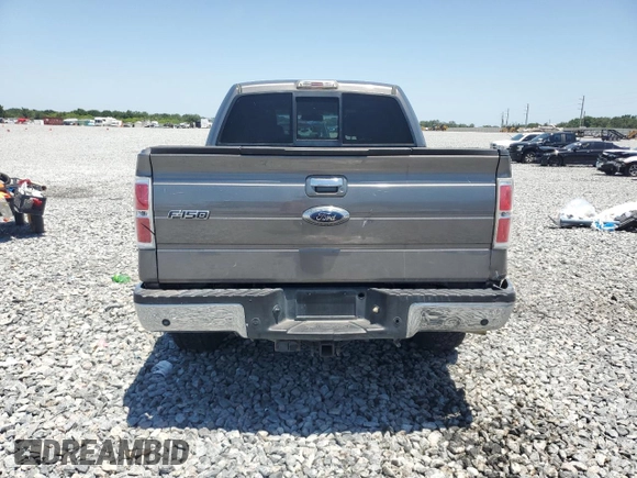 2012 Ford F-150 XL with VIN 1FTFW1ET4CFB21181, listed as a Copart auction lot 57241005 with 234,201 mi miles and Salvage title. Bid and sale history available at DreamBid. Image 6.