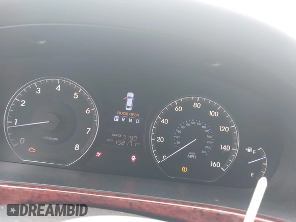 2011 Hyundai Equus Signature с VIN KMHGH4JF1BU038829, выставлен на аукционе IAAI как лот 42308041 с пробегом 192 171 миль миль и . История ставок и продаж доступна на DreamBid. Изображение 7.