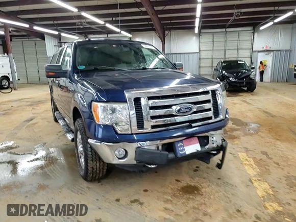2009 Ford F-150 XL with VIN 1FTPW14V09FB11277, listed as a Copart auction lot 59531415 with 186,572 mi miles and Salvage title. Bid and sale history available at DreamBid. Image 13.
