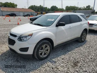 2017 Chevrolet Equinox LS z VIN 2GNALBEK0H1561436, wystawiony jako Copart lot #59475695 z przebiegiem 108 744 mil mil oraz Szkoda całkowita • Salvage title. Historia ofert i sprzedaży dostępna na DreamBid. Obrazek 1.
