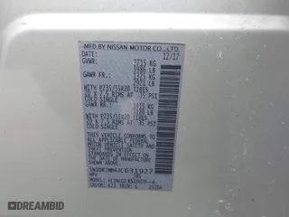 2018 Nissan Pathfinder S with VIN 5N1DR2MM4JC631927, listed as a IAAI auction lot 41487233 with 162,840 mi miles. Bid and sale history available at carsss.com. Image 9.