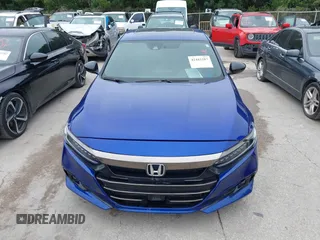 2021 Honda Accord Sport with VIN 1HGCV2F37MA012790, listed as a IAAI auction lot 42442287 with 14,955 mi miles and . Bid and sale history available at DreamBid. Image 6.