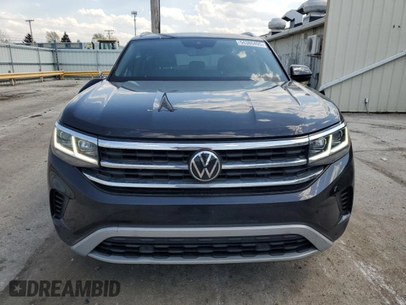 2022 Volkswagen Atlas SEL with VIN 1V2BE2CA4NC206923, listed as a Copart auction lot 54386495 with 73,133 mi miles and Salvage title. Bid and sale history available at DreamBid. Image 5.