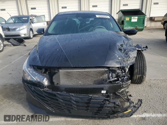 2023 Hyundai Elantra SEL with VIN KMHLS4AG5PU586509, listed as a Copart auction lot 54062625 with 15,961 mi miles and Salvage title. Bid and sale history available at DreamBid. Image 5.