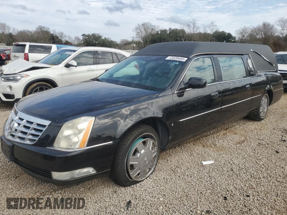 2008 Cadillac DTS Professional 1SH z VIN 1GEEH00Y68U500597, wystawiony jako Copart lot #43539485 z przebiegiem 78 797 mil mil oraz Szkody całkowita. Historia ofert i sprzedaży dostępna na DreamBid. Obrazek 1.