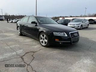 2008 Audi A6 with VIN WAUDH74F38N133283, listed as a Copart auction lot 49174515 with 217,239 mi miles and Clean Title. Bid and sale history available at carsss.com. Image 1.