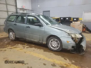 2005 Ford Focus SE with VIN 1FAFP36N65W207075, listed as a Copart auction lot 46033255 with 106,343 mi miles and Salvage Title. Bid and sale history available at carsss.com. Image 4.