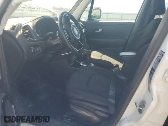 2020 Jeep Renegade Altitude with VIN ZACNJABBXLPL83867, listed as a Copart auction lot 53523955 with 59,045 mi miles and Salvage title. Bid and sale history available at DreamBid. Image 7.