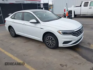 2019 Volkswagen Jetta SEL z VIN 3VWE57BU4KM248989, wystawiony jako IAAI lot #41465186 z przebiegiem 41 985 mil mil oraz . Historia ofert i sprzedaży dostępna na DreamBid. Obrazek 1.