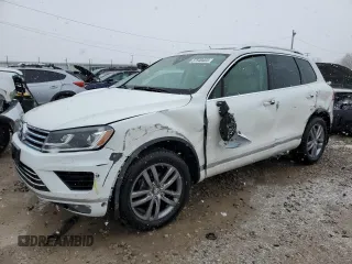 2016 Volkswagen Touareg Sport с VIN WVGEF9BP4GD011794, выставлен на аукционе Copart как лот 37540403 с пробегом Не указан миль и Списание • Salvage title. История ставок и продаж доступна на DreamBid. Изображение 1.