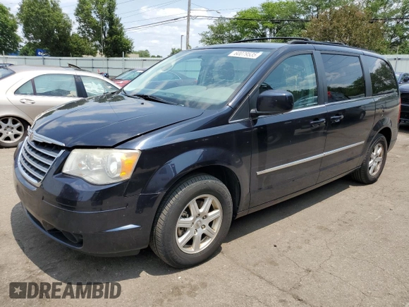 2010 Chrysler Town & Country Touring z VIN 2A4RR5D16AR403964, wystawiony jako Copart lot #60079535 z przebiegiem 145 398 mil mil oraz Szkoda całkowita • Salvage title. Historia ofert i sprzedaży dostępna na DreamBid. Obrazek 1.
