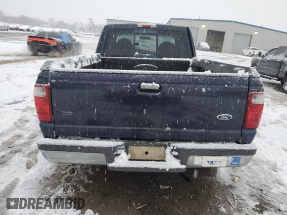2001 Ford Ranger XLT Appearance with VIN 1FTYR14E11PA62827, listed as a Copart auction lot 87845045 with 142,748 mi miles and Salvage Title. Bid and sale history available at DreamBid. Image 6.
