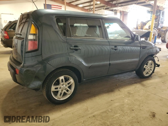 2011 Kia Soul + with VIN KNDJT2A22B7254519, listed as a Copart auction lot 50943605 with 60,010 mi miles and Salvage Title. Bid and sale history available at carsss.com. Image 3.