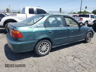 2000 Honda Civic VP z VIN 2HGEJ6619YH556175, wystawiony jako Copart lot #57518555 z przebiegiem 153 087 mil mil oraz Czysty tytuł • Clean title. Historia ofert i sprzedaży dostępna na DreamBid. Obrazek 3.