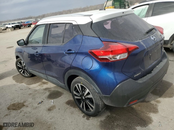 2018 Nissan Kicks SV with VIN 3N1CP5CU9JL511928, listed as a Copart auction lot 83974934 with 47,966 mi miles and Salvage Title. Bid and sale history available at carsss.com. Image 2.