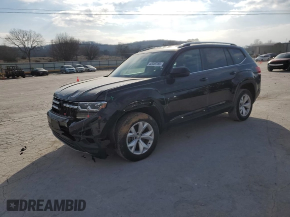 2018 Volkswagen Atlas S with VIN 1V2AP2CA8JC591970, listed as a Copart auction lot 42039755 with 119,954 mi miles and Salvage title. Bid and sale history available at DreamBid. Image 1.