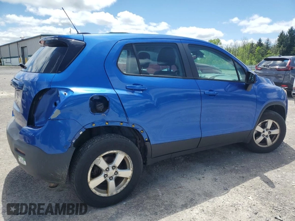 2016 Chevrolet Trax LS z VIN KL7CJNSB5GB560372, wystawiony jako Copart lot #57036625 z przebiegiem 101 387 mil mil oraz Szkoda całkowita • Salvage title. Historia ofert i sprzedaży dostępna na DreamBid. Obrazek 3.