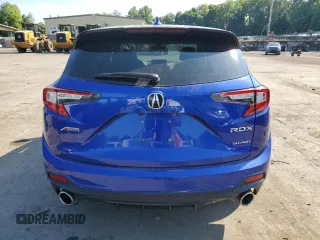2023 Acura RDX w/A-Spec Package with VIN 5J8TC2H65PL003477, listed as a Copart auction lot 68564554 with 12,143 mi miles and Salvage Title. Bid and sale history available at carsss.com. Image 6.