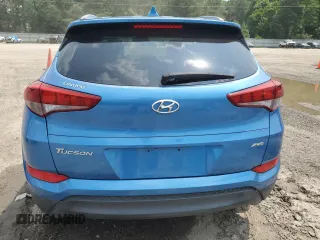 2018 Hyundai Tucson SEL with VIN KM8J3CA48JU654958, listed as a Copart auction lot 59380105 with 64,934 mi miles and Salvage title. Bid and sale history available at DreamBid. Image 6.