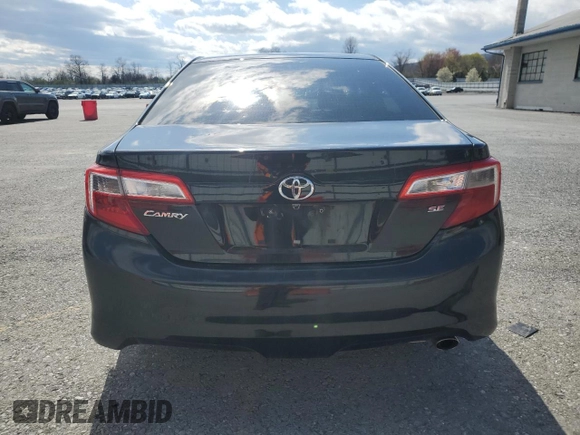 2014 Toyota Camry L with VIN 4T1BF1FKXEU302297, listed as a Copart auction lot 53572915 with 124,155 mi miles and Salvage Title. Bid and sale history available at carsss.com. Image 6.