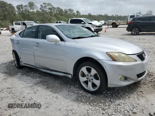 2006 Lexus IS 250 with VIN JTHCK262665006505, listed as a Copart auction lot 51923245 with Not Provided miles and Salvage Title. Bid and sale history available at DreamBid. Image 4.