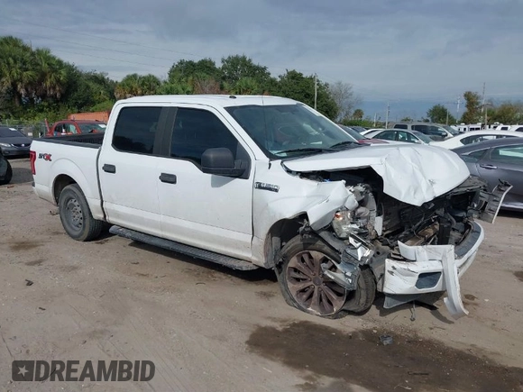 2017 Ford F-150 XL with VIN 1FTEW1CF6HFA51201, listed as a IAAI auction lot 38205513 with 313,459 mi miles. Bid and sale history available at carsss.com. Image 1.