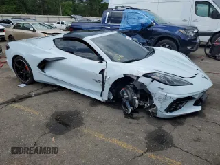 2021 Chevrolet Corvette 2LT with VIN 1G1YB2D43M5112704, listed as a Copart auction lot 61241414 with 23,159 mi miles and Salvage Title. Bid and sale history available at carsss.com. Image 4.
