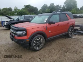 2024 Ford Bronco Sport Outer Banks with VIN 3FMCR9C61RRE80176, listed as a Copart auction lot 59059775 with 12,933 mi miles and Salvage title. Bid and sale history available at DreamBid. Image 1.