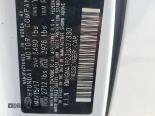 2018 Genesis G80 Sport with VIN KMHGN4JB2JU237330, listed as a Copart auction lot 58870695 with 61,417 mi miles and Salvage title. Bid and sale history available at DreamBid. Image 13.